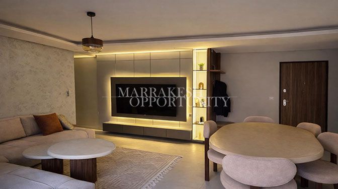 Upscale Furnished Apartment T4 for Long-term Rental in Gueliz