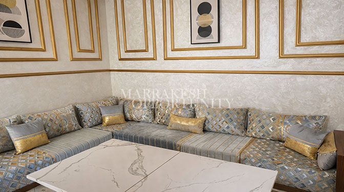 Villa meublée en location sur la route de Tahnaoute