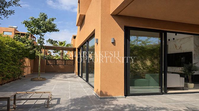 Villa meublée en location sur la route de Tahnaoute