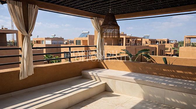 Villa meublée en location sur la route de Tahnaoute