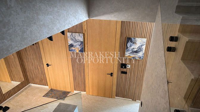 Villa meublée en location sur la route de Tahnaoute