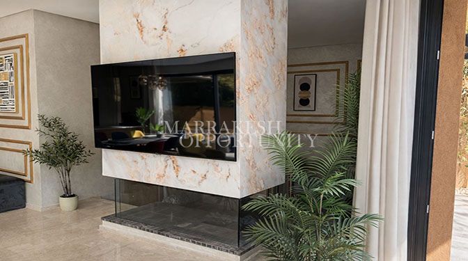 Villa meublée en location sur la route de Tahnaoute