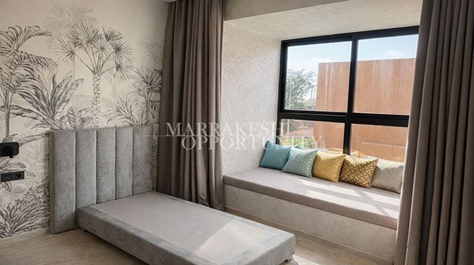 Villa meublée en location sur la route de Tahnaoute