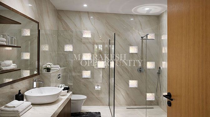 Villa meublée en location sur la route de Tahnaoute