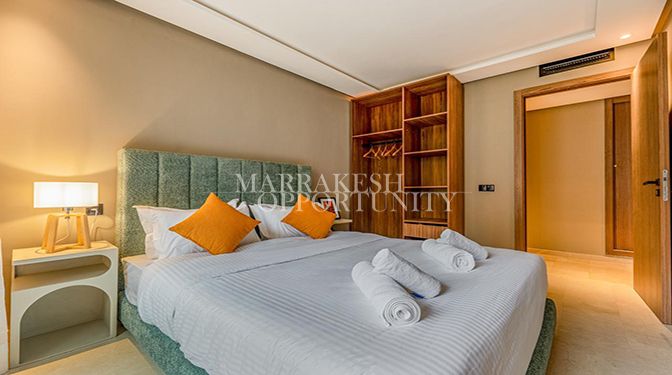 Appartement moderne neuf à vendre à Guéliz avec piscine et prestations haut de gamme