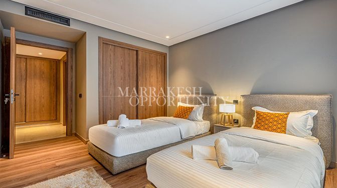 Appartement moderne neuf à vendre à Guéliz avec piscine et prestations haut de gamme