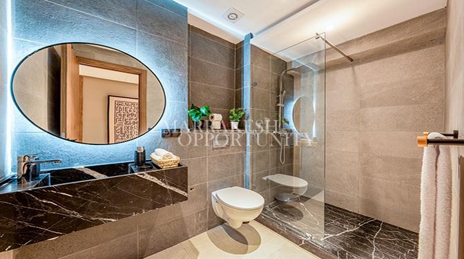 Appartement moderne neuf à vendre à Guéliz avec piscine et prestations haut de gamme