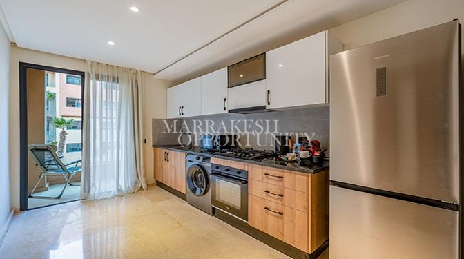 Appartement moderne neuf à vendre à Guéliz avec piscine et prestations haut de gamme