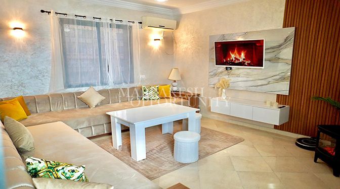 Appartement meublé à louer au cœur de Guéliz