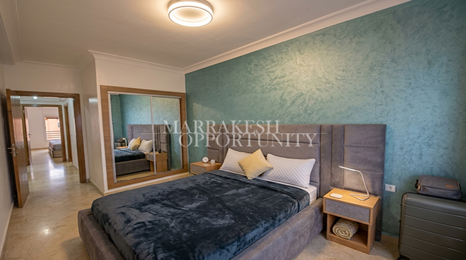 Appartement spacieux entièrement meublé à vendre à Guéliz