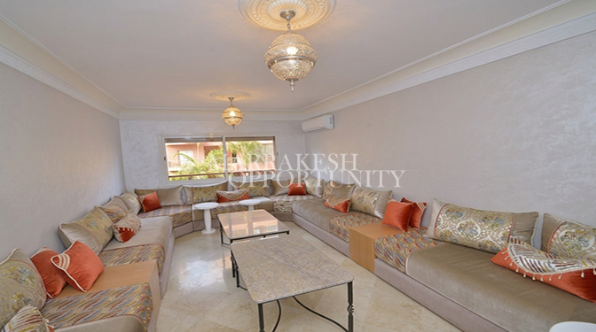 Appartement spacieux entièrement meublé à vendre à Guéliz