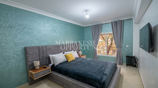 Appartement spacieux entièrement meublé à vendre à Guéliz