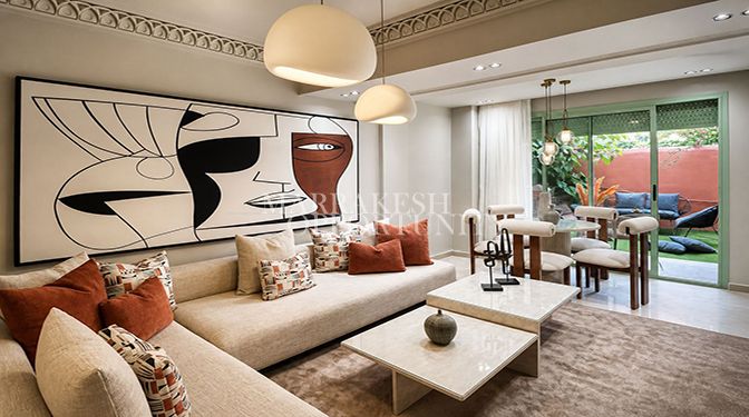 Appartement moderne meublé en location longue durée à Hivernage