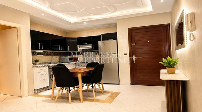 Charmant appartement T2 meublé à louer au cœur de Guéliz