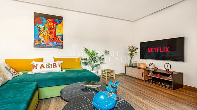 Élégant Appartement Meublé à louer au cœur de Guéliz