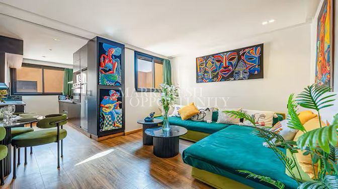 Élégant Appartement Meublé à louer au cœur de Guéliz