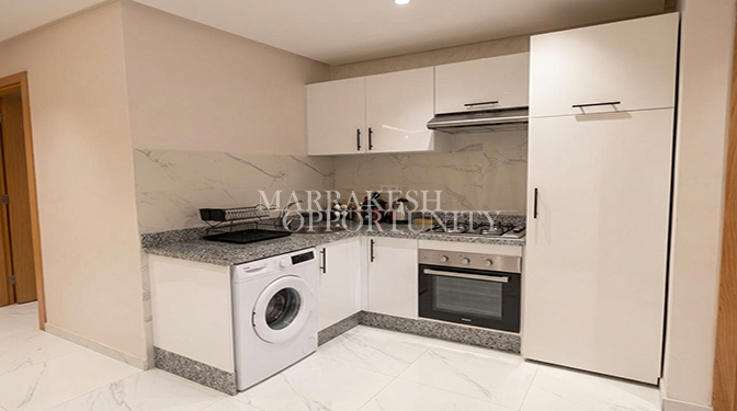 Appartement meublé moderne à louer à Guéliz
