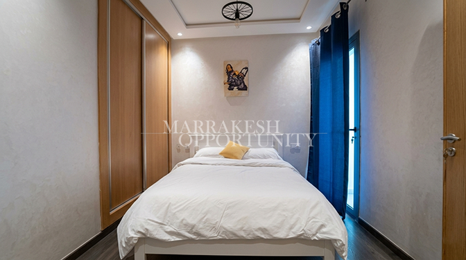 Appartement meublé moderne à louer à Guéliz