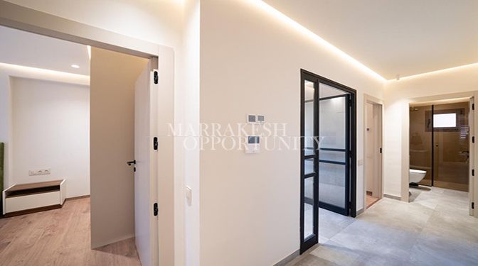 Superbe appartement meublé contemporain à louer à Guéliz