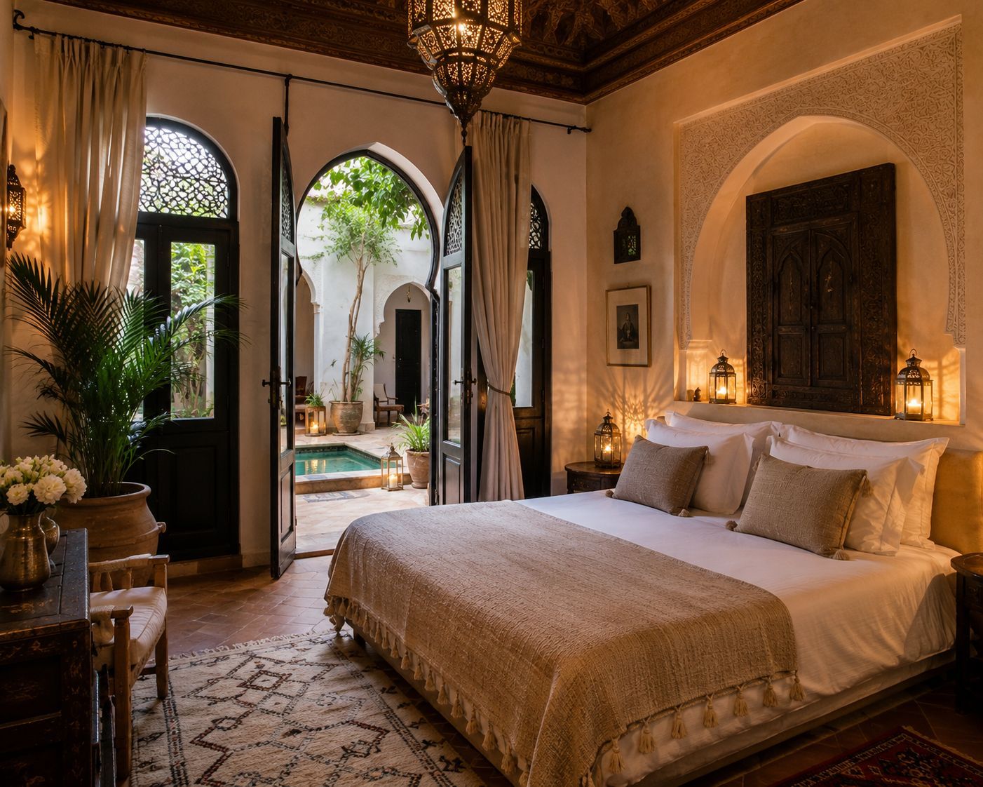 Location Gérance – Magnifique Riad de 8 Chambres au Cœur de la Médina de Marrakech