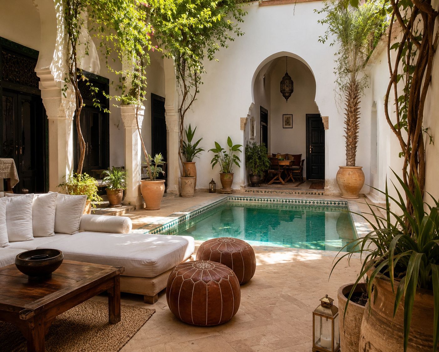 Location Gérance – Élégant Riad de 7 Chambres à Marrakech Médina