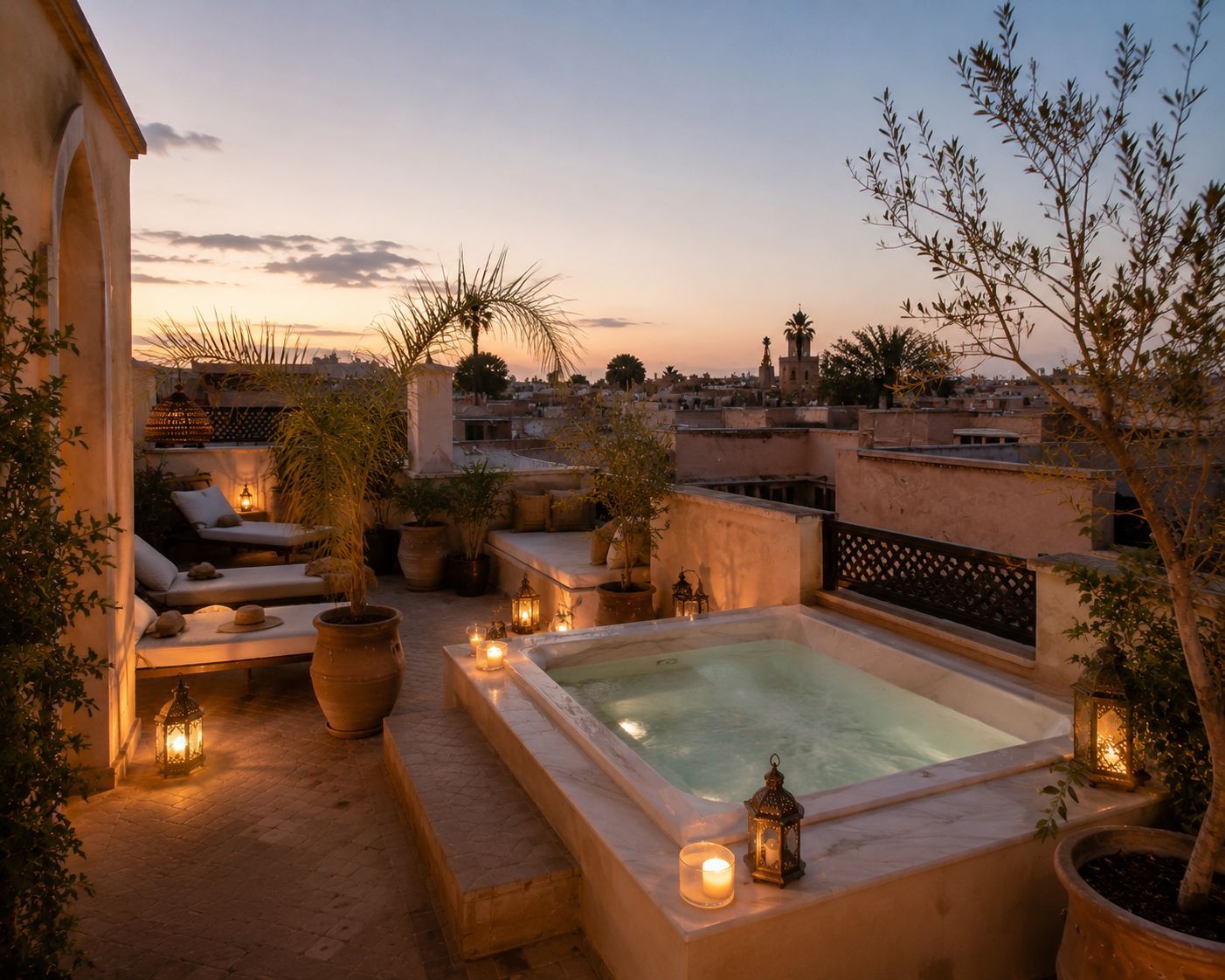 Location Gérance – Élégant Riad de 7 Chambres à Marrakech Médina