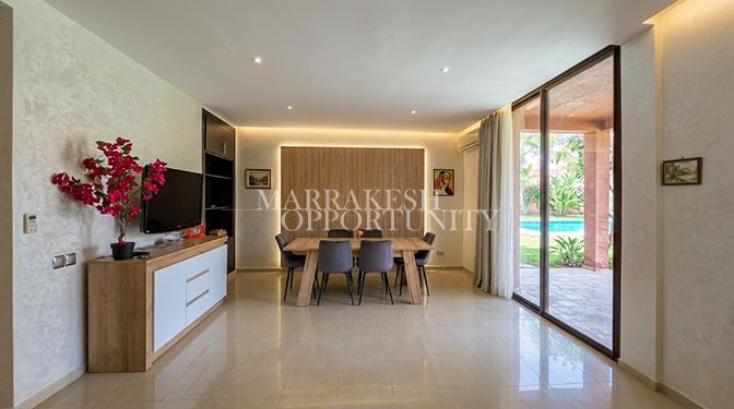 Appartement au rez-de-jardin à louer à Agdal