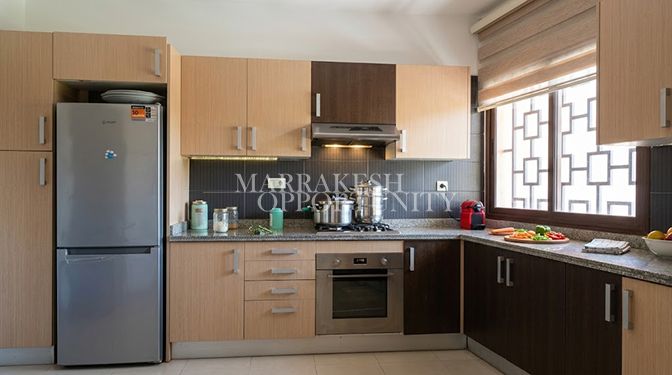 Appartement au rez-de-jardin à louer à Agdal