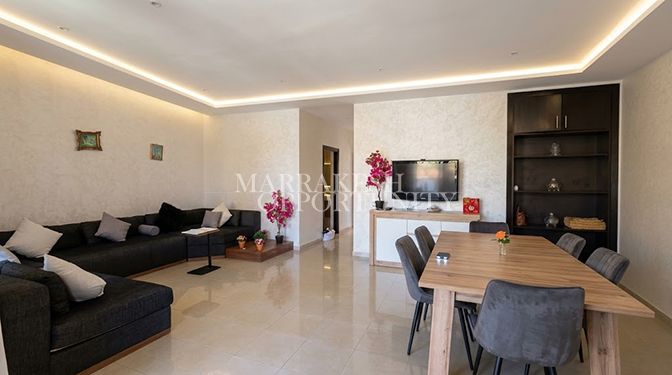 Appartement au rez-de-jardin à louer à Agdal