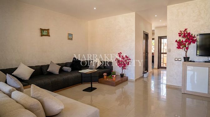 Appartement au rez-de-jardin à louer à Agdal
