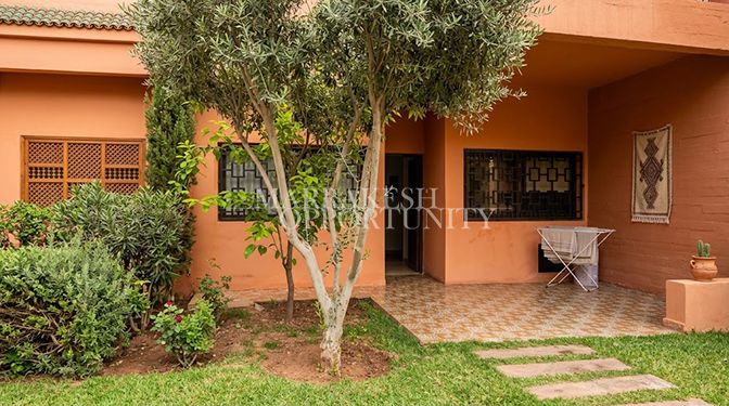 Appartement au rez-de-jardin à louer à Agdal