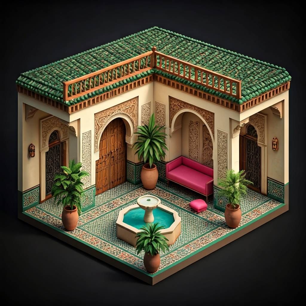 Location Gérance d’un Magnifique Riad de 5 Chambres