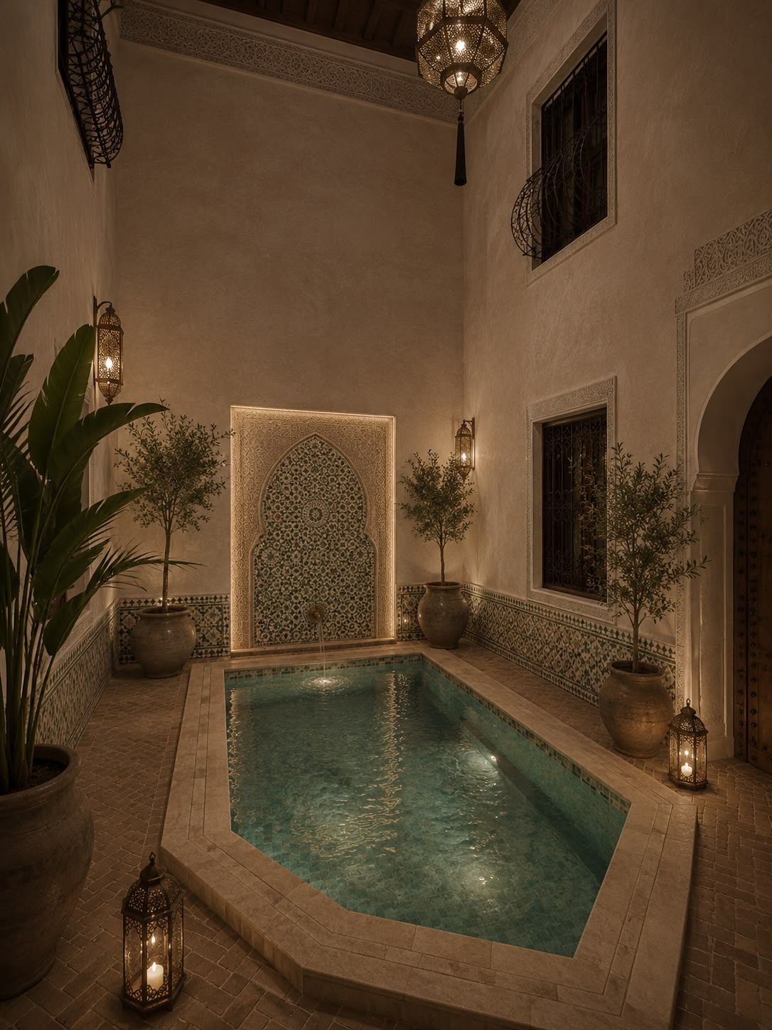 Location Gérance d’un Authentique Riad avec Patio et Piscine