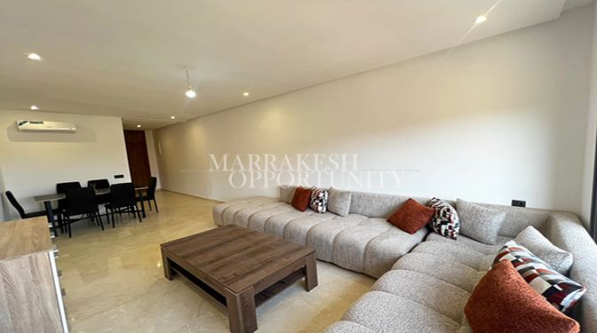 Appartement moderne meublé à louer à Guéliz