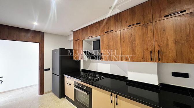 Appartement moderne meublé à louer à Guéliz