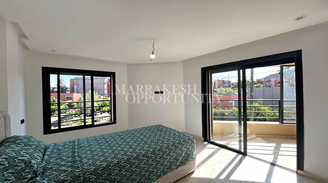 Appartement moderne meublé à louer à Guéliz