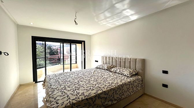 Appartement moderne meublé à louer à Guéliz