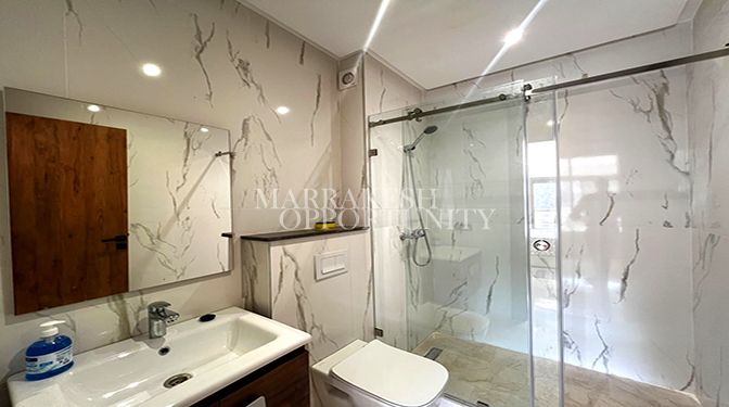 Appartement moderne meublé à louer à Guéliz