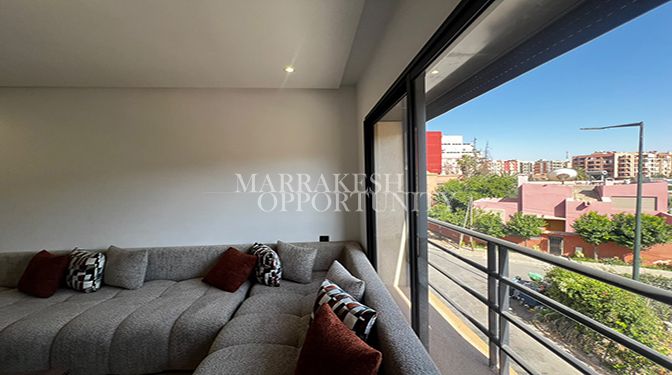 Appartement moderne meublé à louer à Guéliz