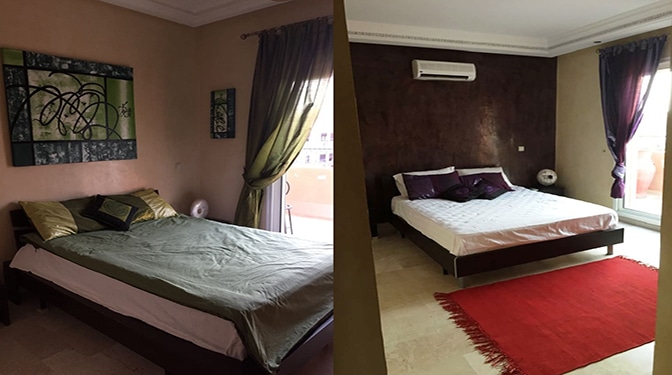 location longue durée Appartement meublé Guéliz