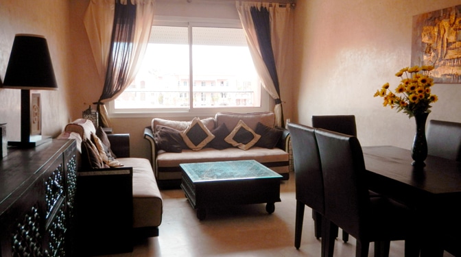 location longue durée Appartement meublé Guéliz