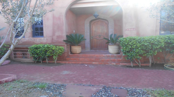 location longue durée villa Palmeraie