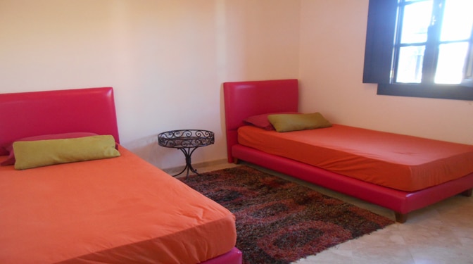 location longue durée villa Palmeraie