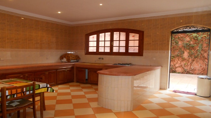 location longue durée villa Targa vide