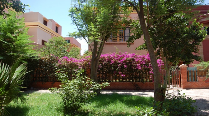 Location longue durée villa targa dans une résidence avec piscine