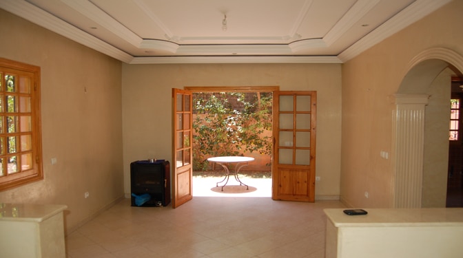 Location longue durée villa targa dans une résidence avec piscine