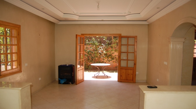 Location longue durée villa targa dans une résidence avec piscine