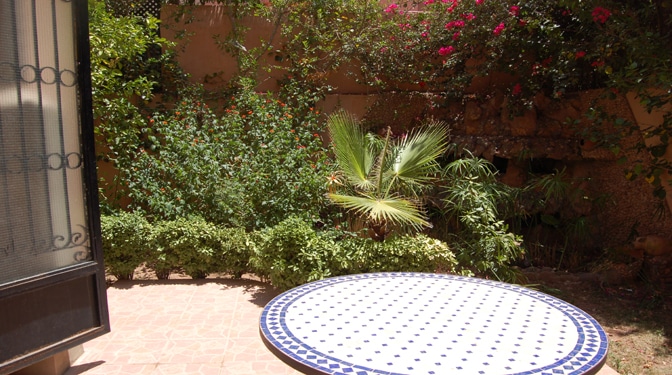 Location longue durée villa targa dans une résidence avec piscine