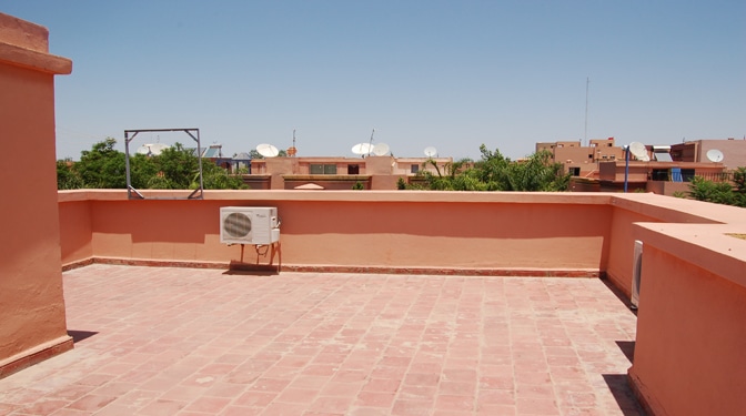Location longue durée villa targa dans une résidence avec piscine