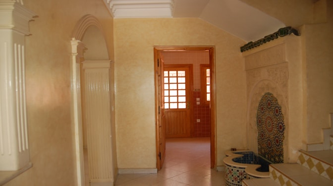 Location longue durée villa targa dans une résidence avec piscine